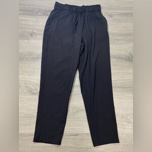 Lululemon Keep Moving Pant 7/8 Women's Size 8 High-Rise Black Full On Luxtreme